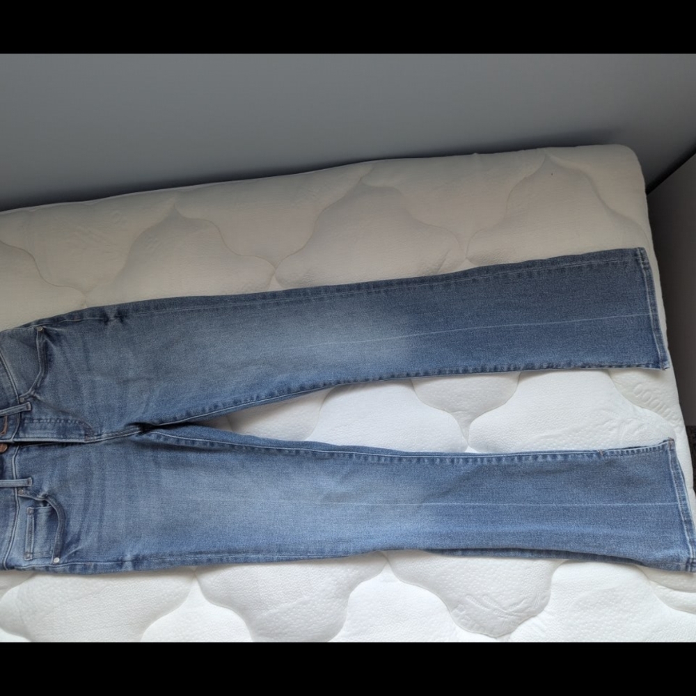 Express Women's Flare Blue Jeans